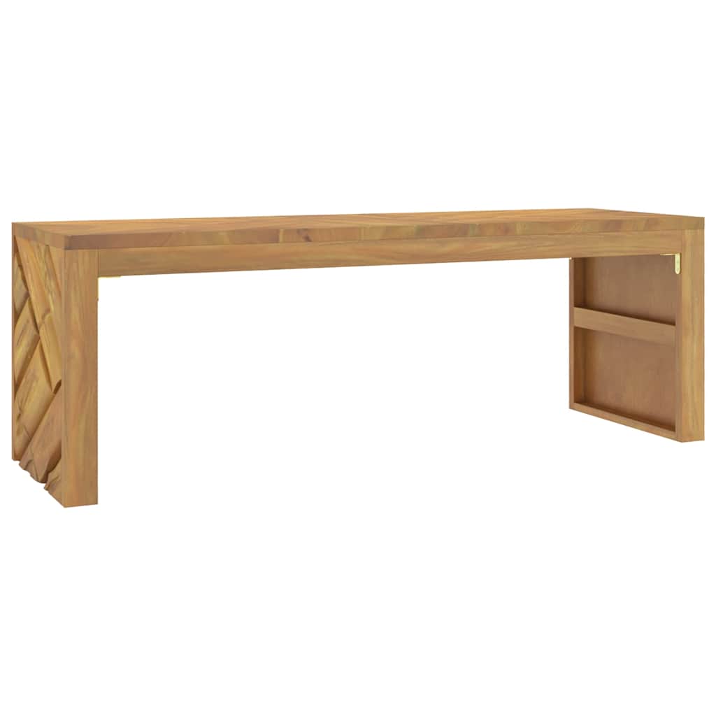 Table basse 110x35x38 cm bois massif de teck - XIOS