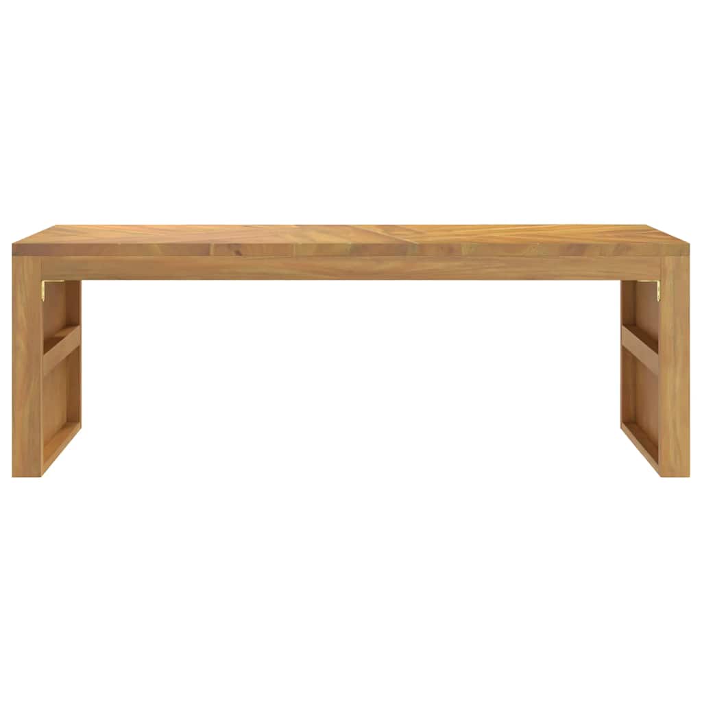 Table basse 110x35x38 cm bois massif de teck - XIOS