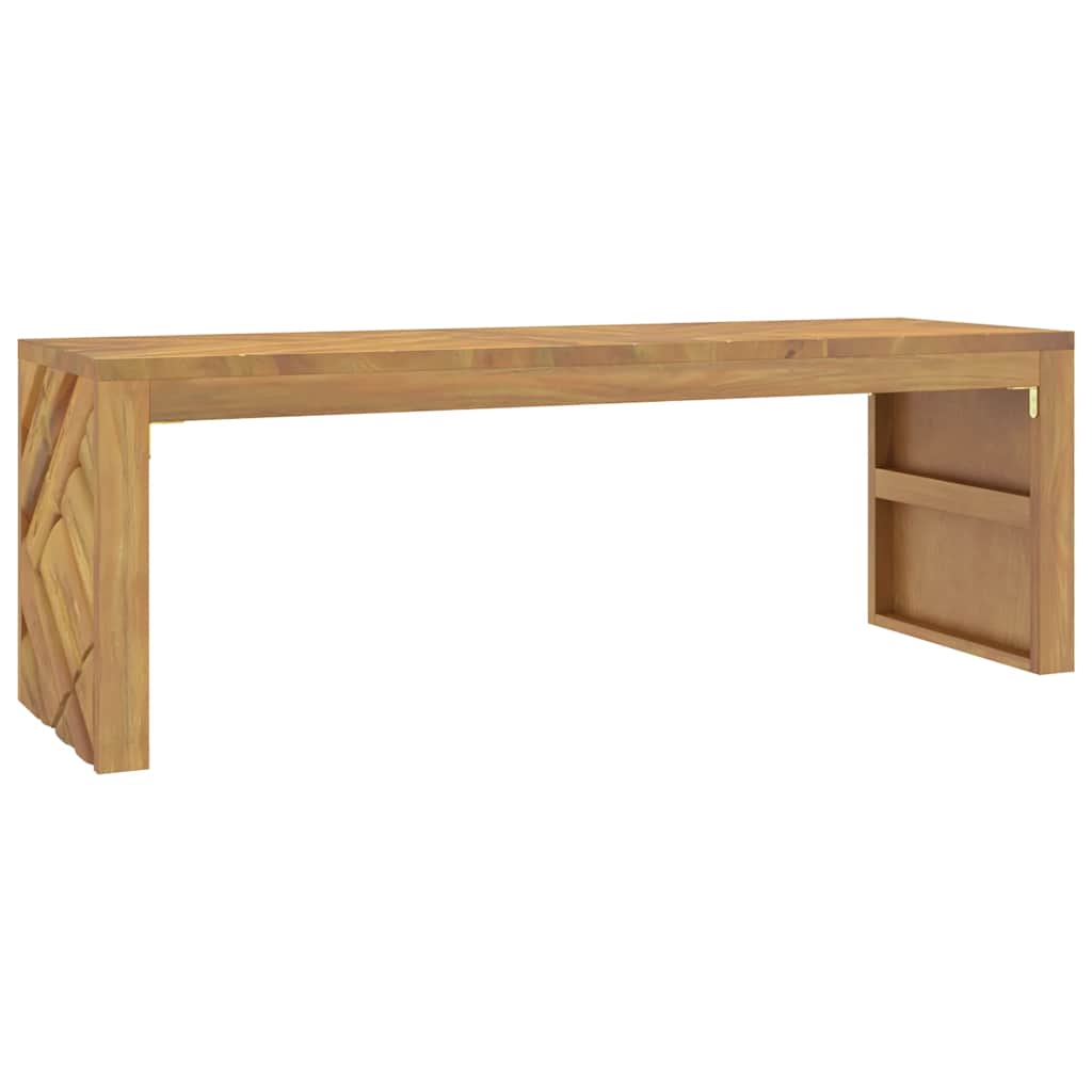 Table basse 110x35x38 cm bois massif de teck - XIOS