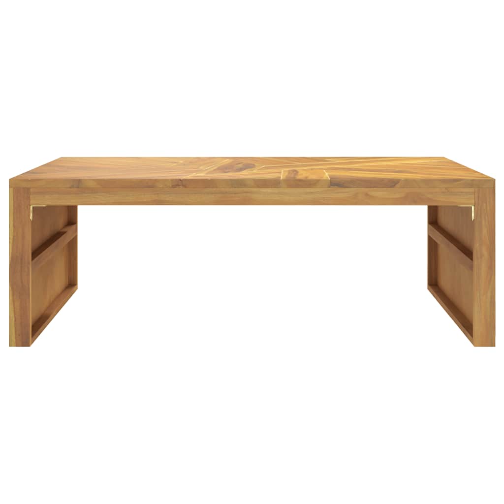 Table basse 110x60x38 cm bois de teck solide - XIOS