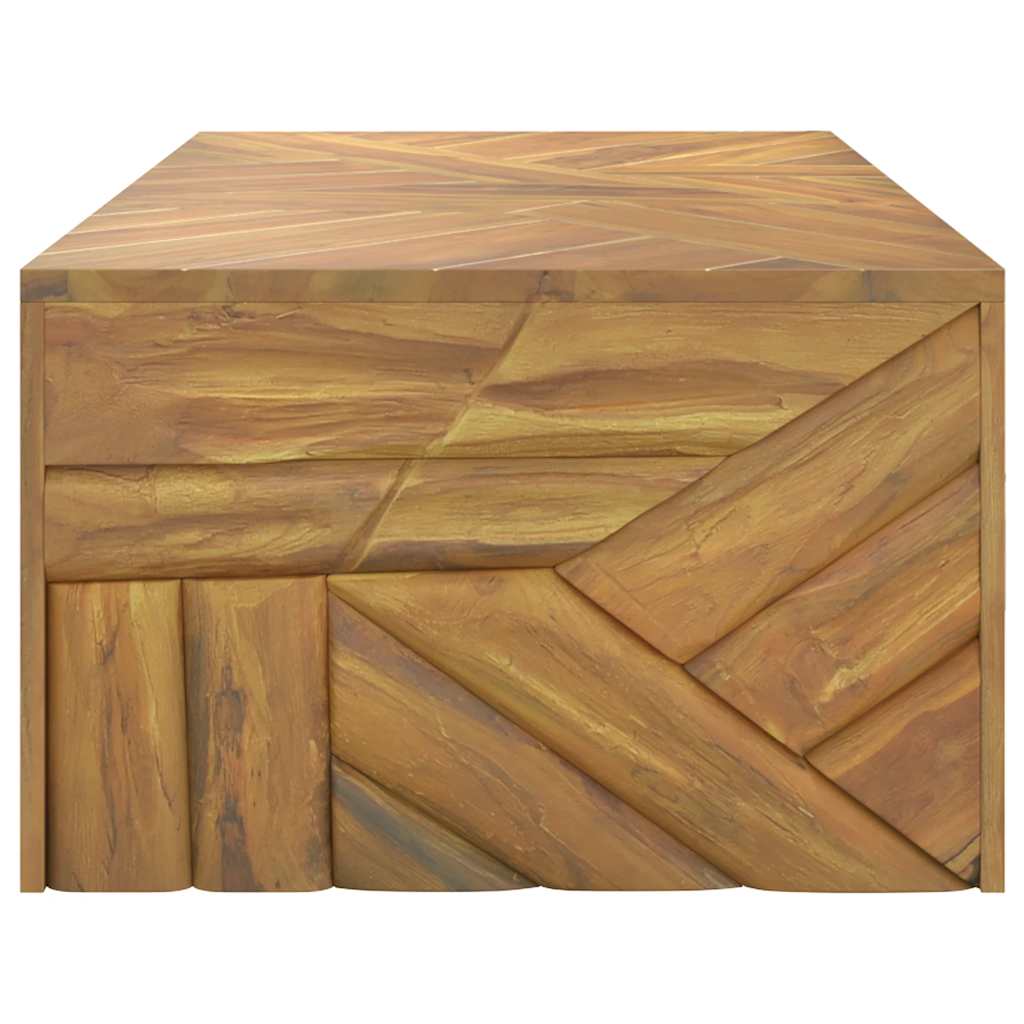 Table basse 110x60x38 cm bois de teck solide - XIOS