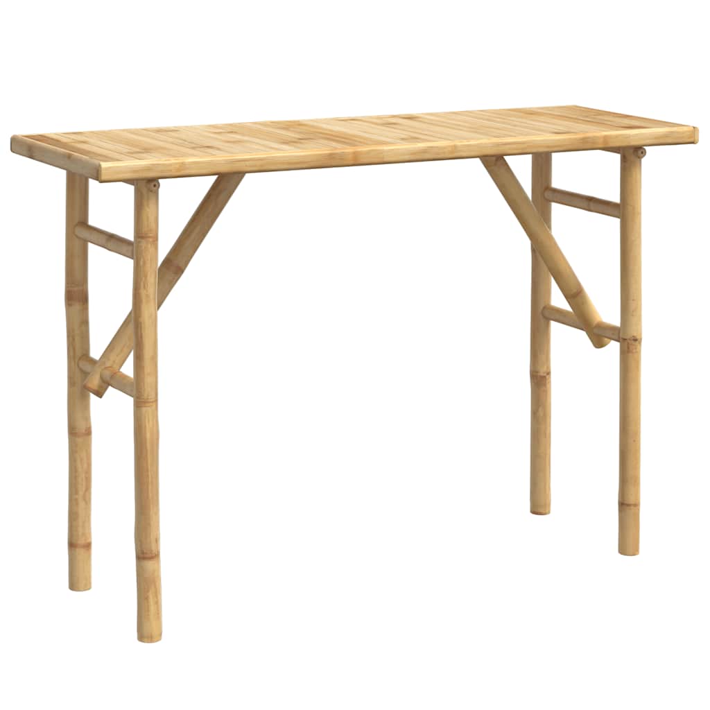 Table console 115x39x75 cm bambou - XIOS