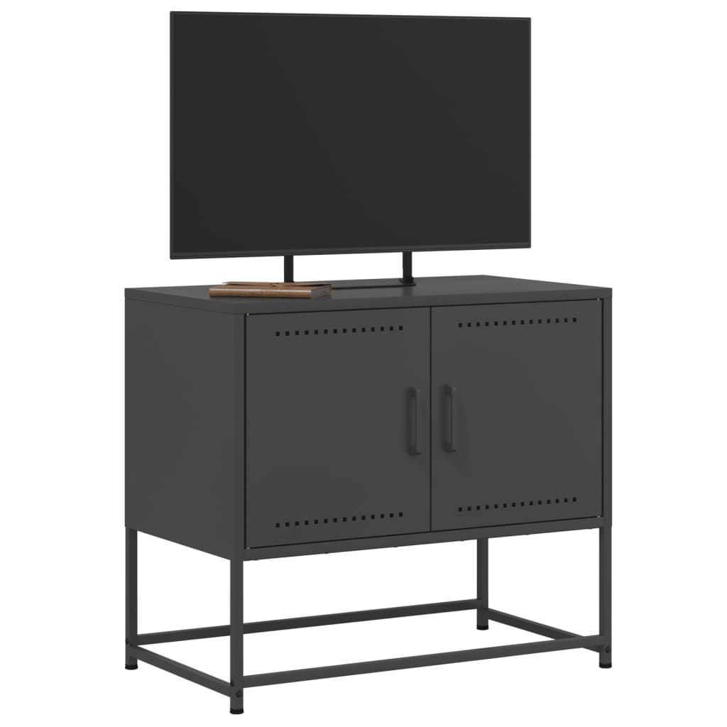 Meuble TV noir 68,5x39x60,5 cm acier - XIOS