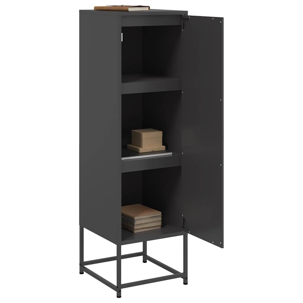 Buffet haut noir 36x39x123 cm acier - XIOS