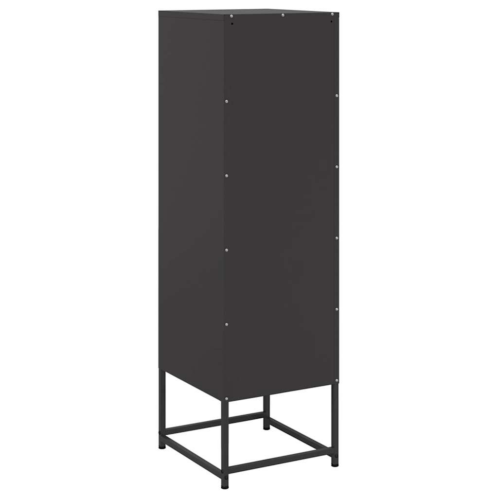 Buffet haut noir 36x39x123 cm acier - XIOS