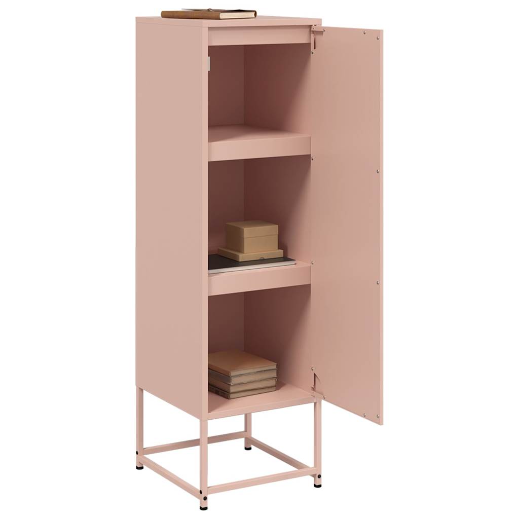 Buffet haut rose 36x39x123 cm acier - XIOS