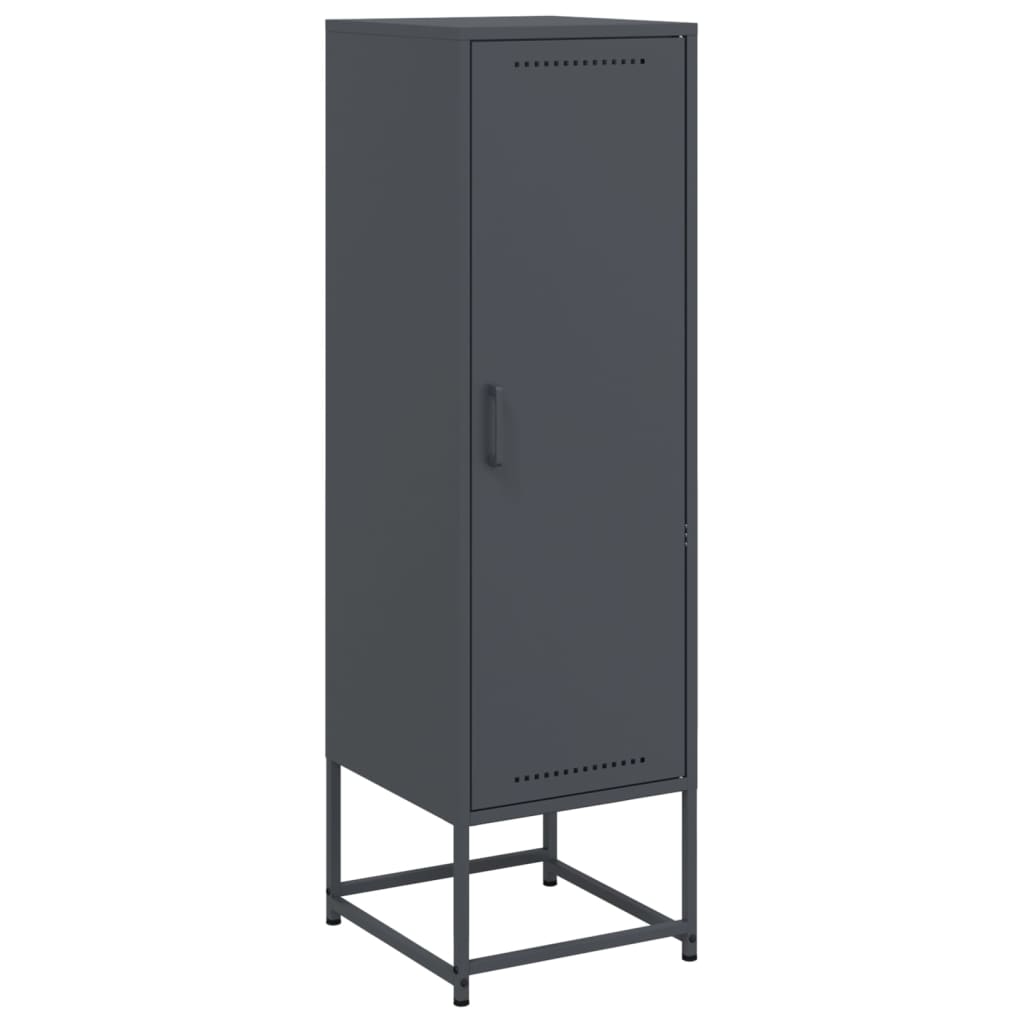 Buffet haut anthracite 36x39x123 cm acier - XIOS