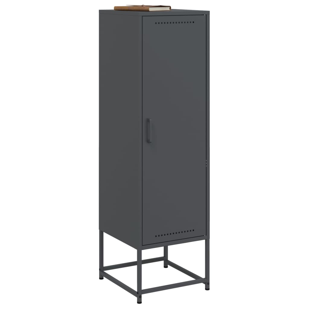 Buffet haut anthracite 36x39x123 cm acier - XIOS