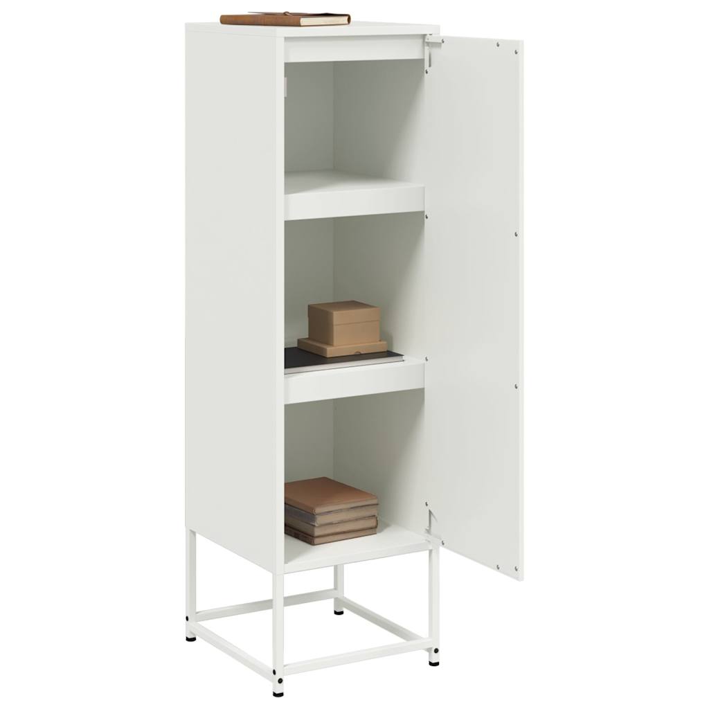 Buffet haut blanc 36x39x123 cm acier - XIOS