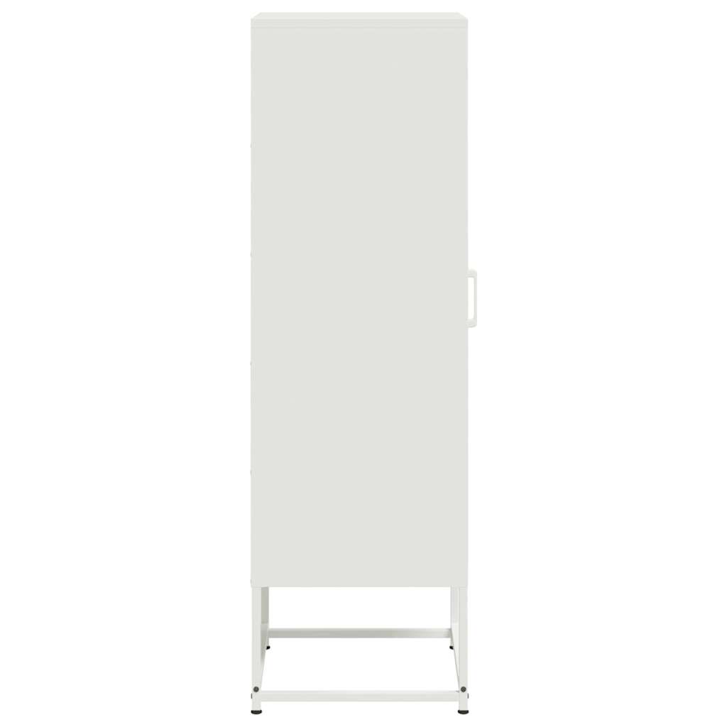 Buffet haut blanc 36x39x123 cm acier - XIOS