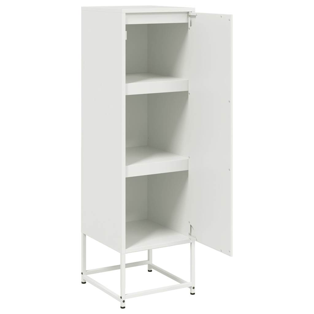 Buffet haut blanc 36x39x123 cm acier - XIOS