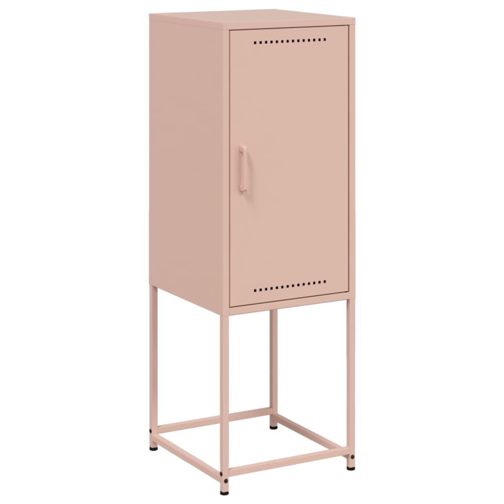 Buffet haut rose 36x39x107 cm acier - XIOS