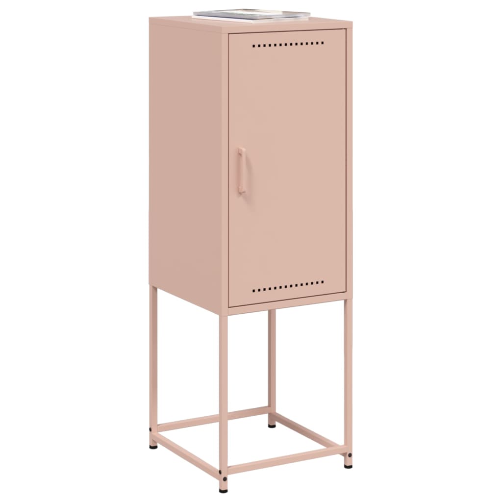 Buffet haut rose 36x39x107 cm acier - XIOS