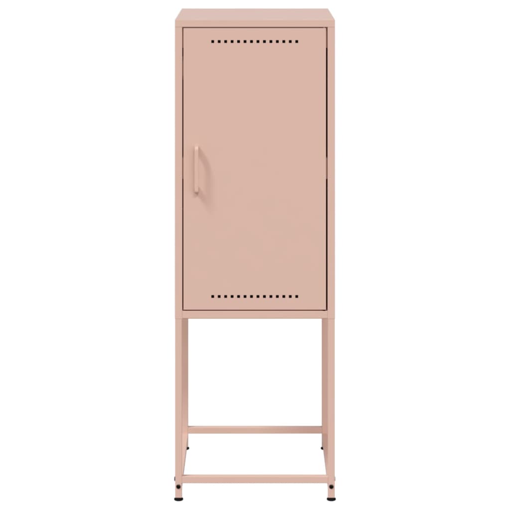 Buffet haut rose 36x39x107 cm acier - XIOS