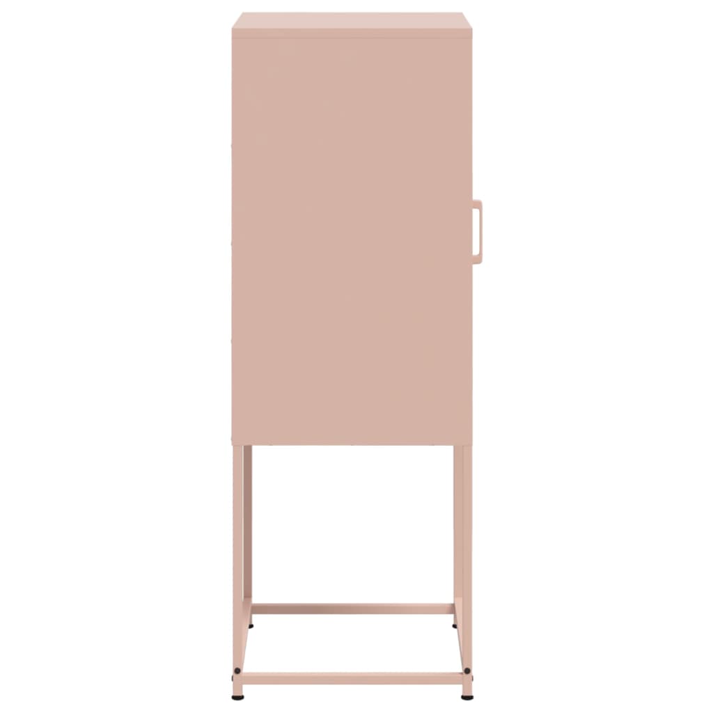Buffet haut rose 36x39x107 cm acier - XIOS