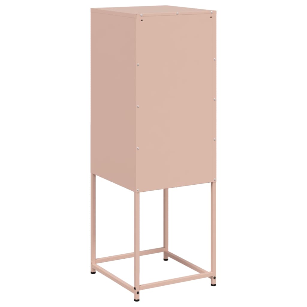 Buffet haut rose 36x39x107 cm acier - XIOS