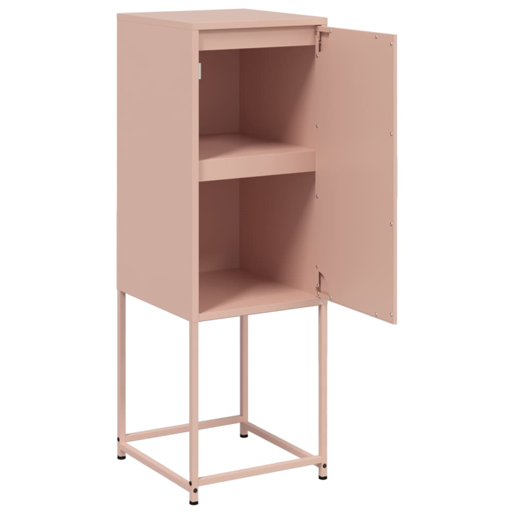Buffet haut rose 36x39x107 cm acier - XIOS