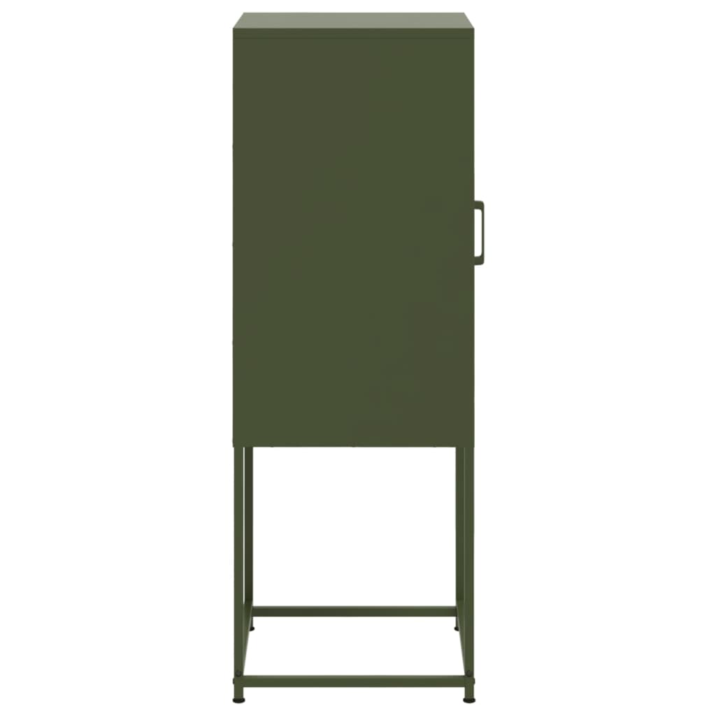 Buffet vert olive 36x39x107 cm acier - XIOS