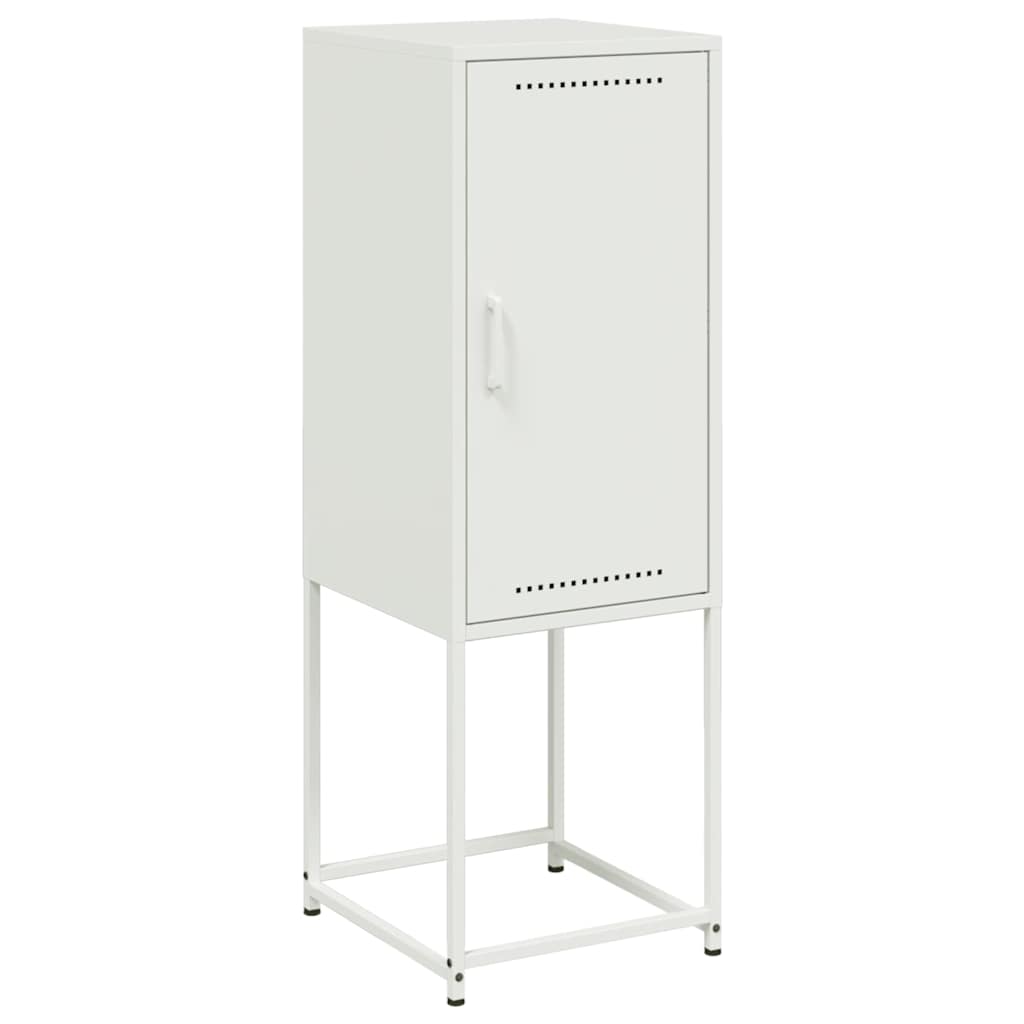 Buffet haut blanc 36x39x107 cm acier - XIOS