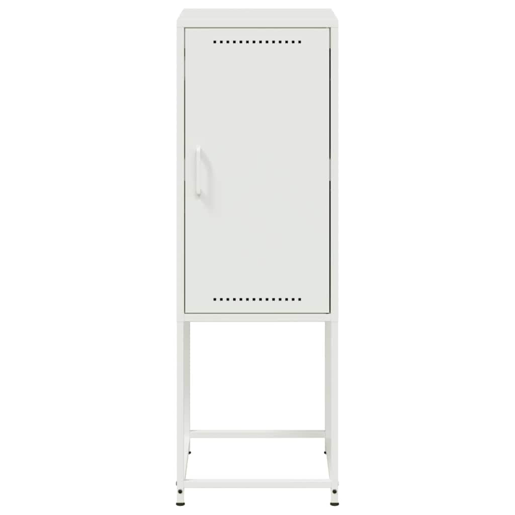 Buffet haut blanc 36x39x107 cm acier - XIOS