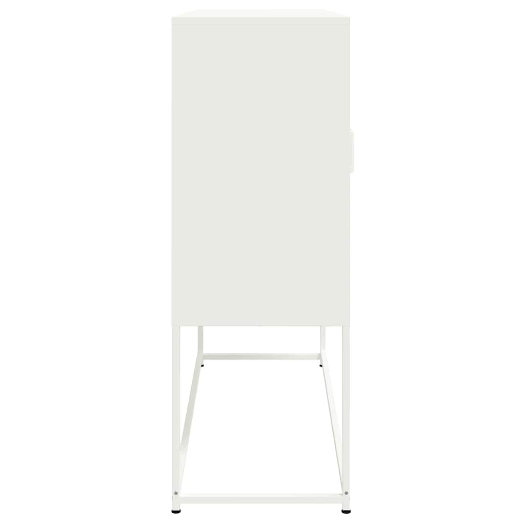 Buffet haut blanc 100,5x39x107 cm acier - XIOS