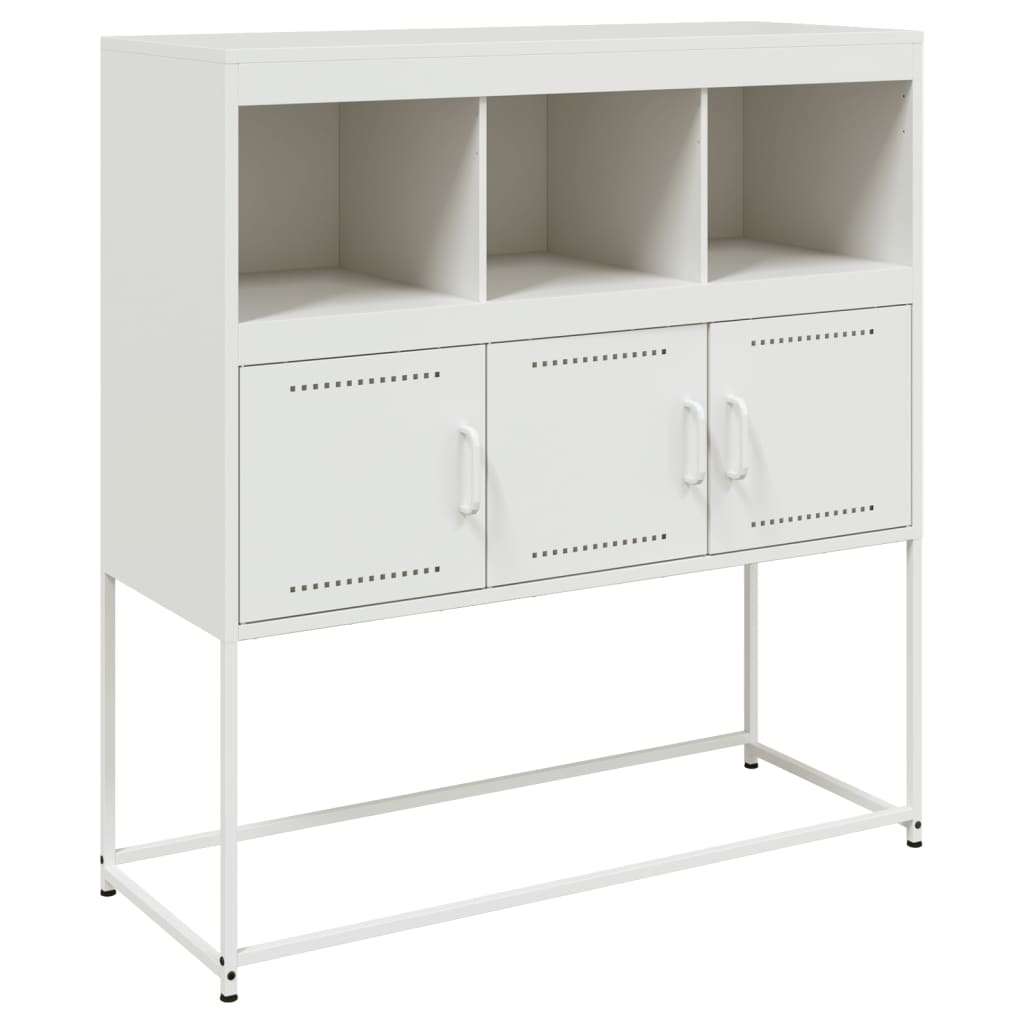 Buffet blanc 100,5x39x107 cm acier - XIOS