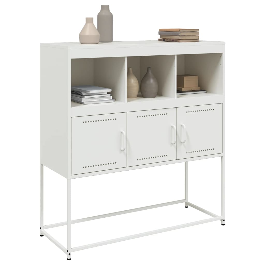 Buffet blanc 100,5x39x107 cm acier - XIOS