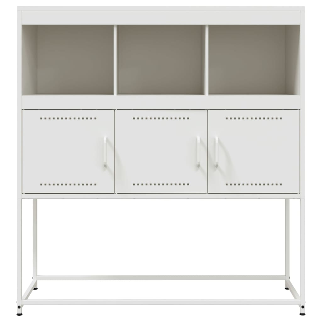 Buffet blanc 100,5x39x107 cm acier - XIOS