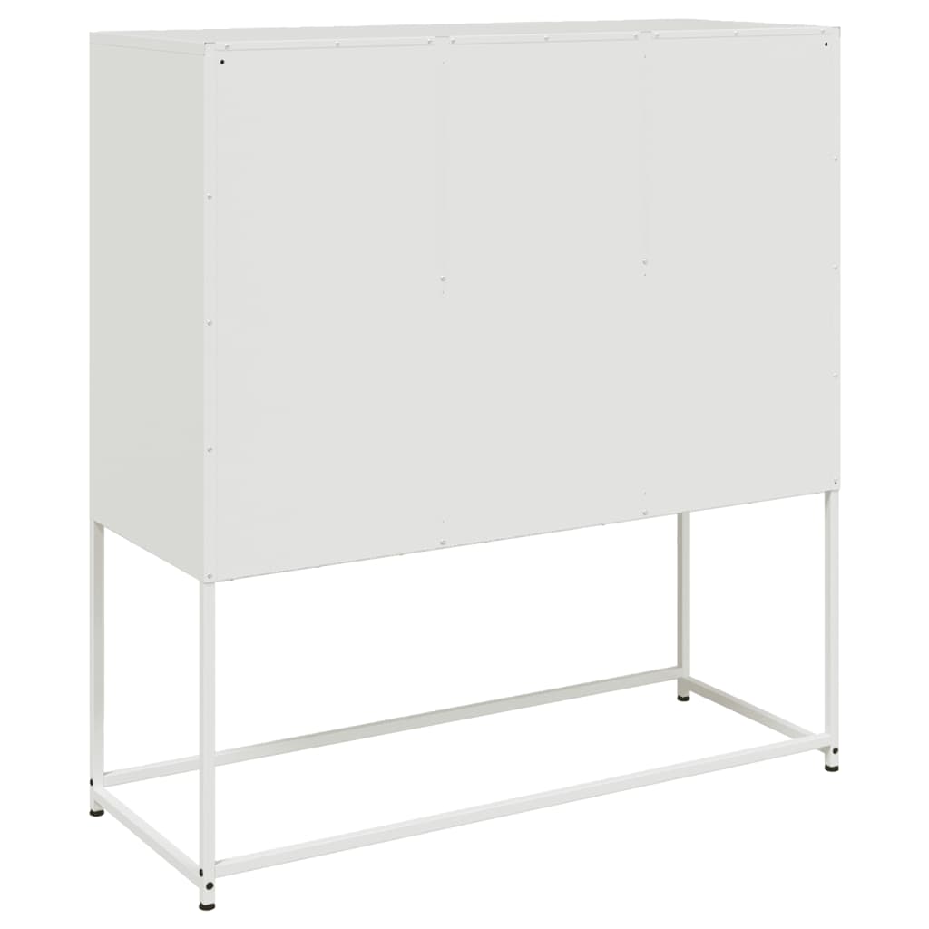 Buffet blanc 100,5x39x107 cm acier - XIOS