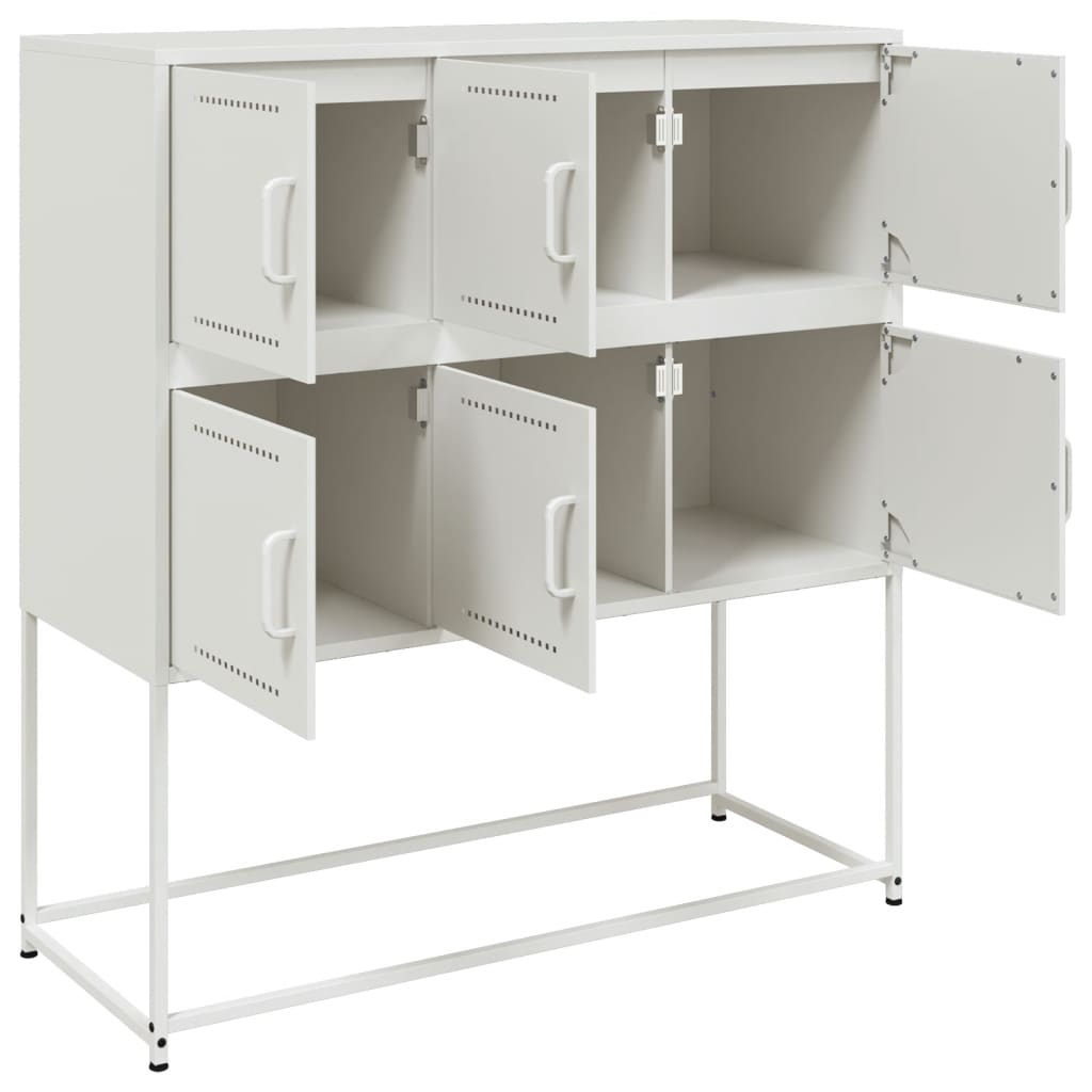 Buffet blanc 100,5x39x107 cm acier - XIOS