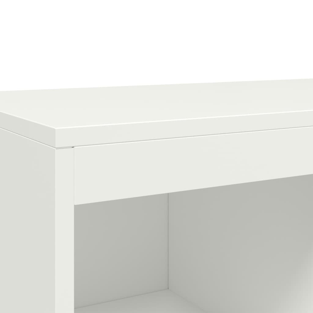 Buffet haut blanc 68x39x111,5 cm acier - XIOS