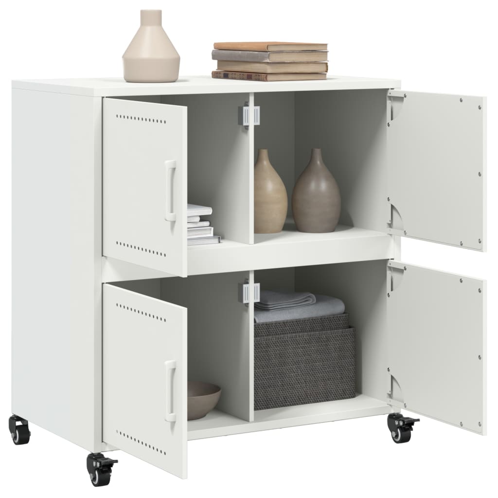 Buffet blanc 68x39x72 cm acier - XIOS