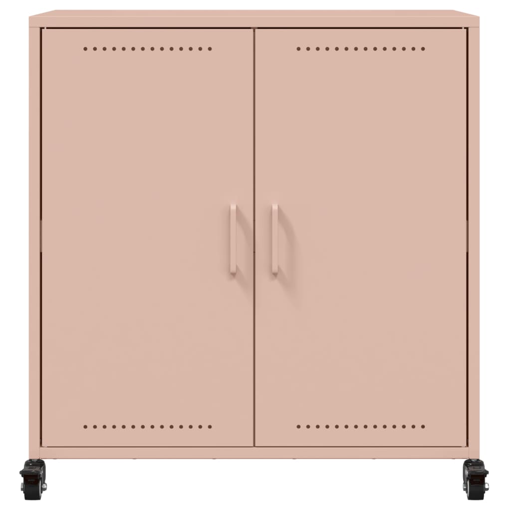 Buffet rose 68x39x72 cm acier - XIOS