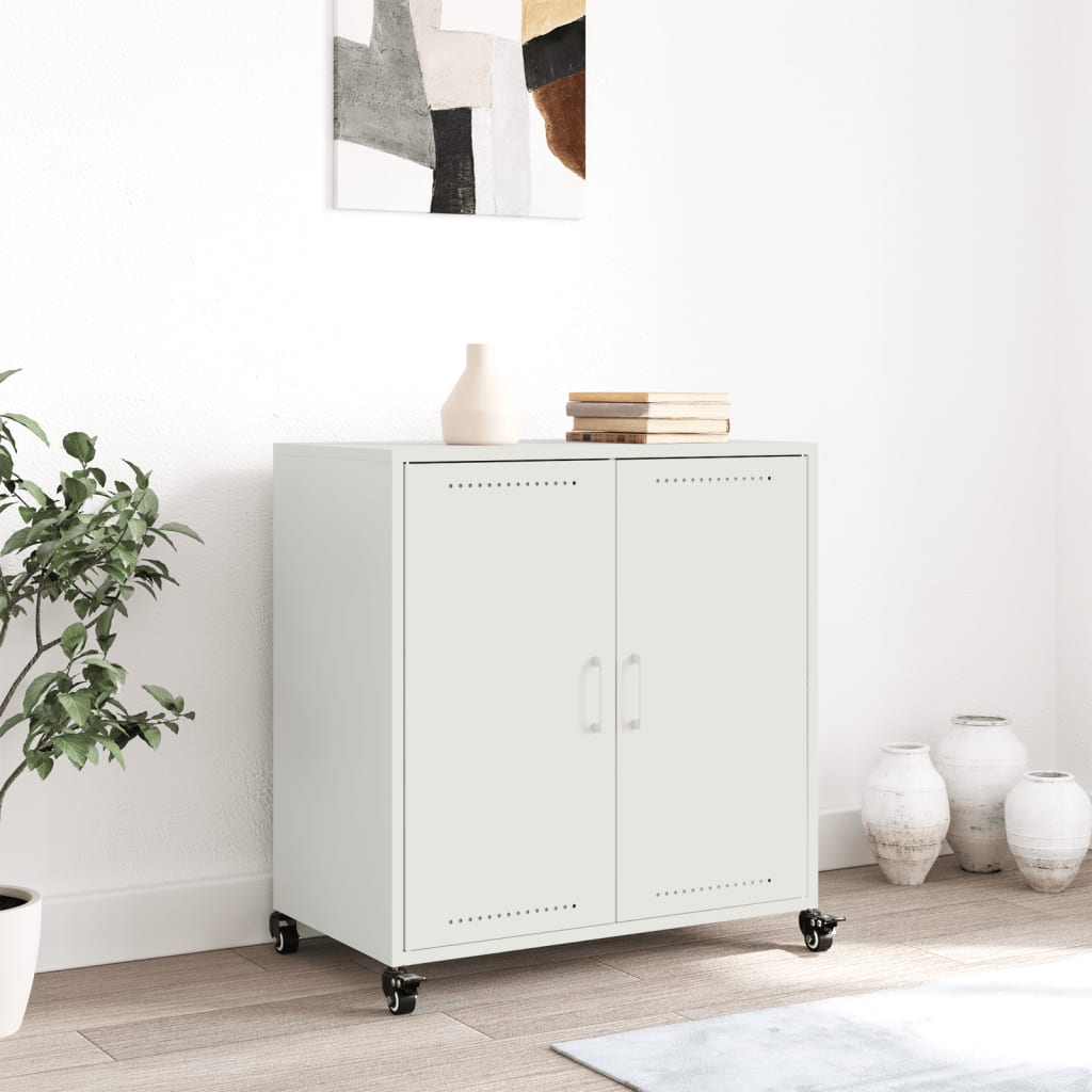Buffet blanc 68x39x72 cm acier - XIOS