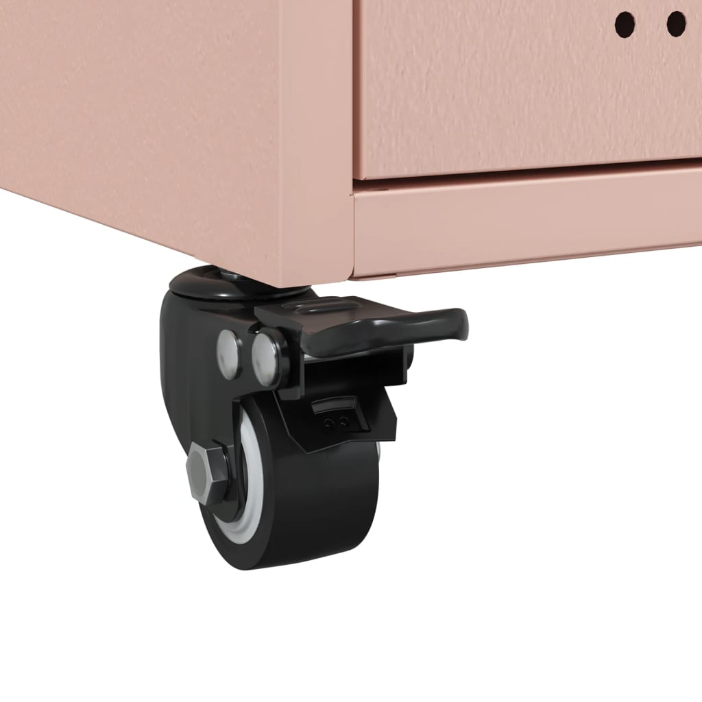 Buffet rose 36x39x72 cm acier - XIOS