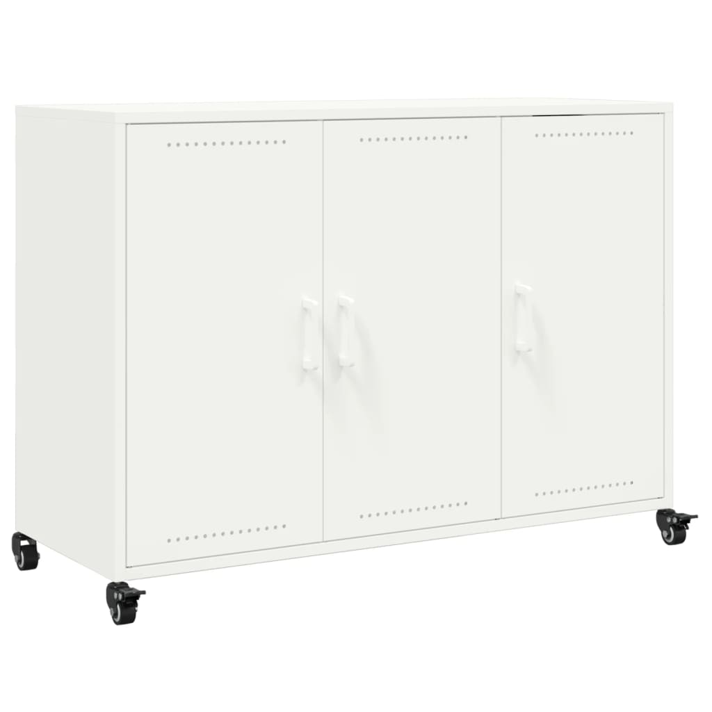 Buffet blanc 100,5x39x72 cm acier - XIOS