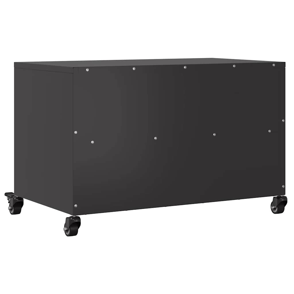 Meuble TV noir 68x39x43,5 cm acier - XIOS