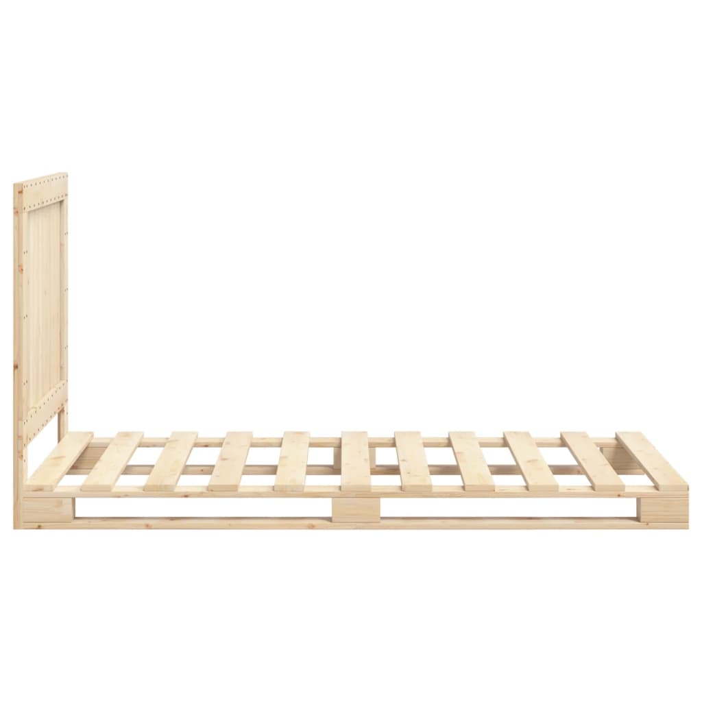 Cadre de lit sans matelas avec tête de lit 100x200 cm - XIOS