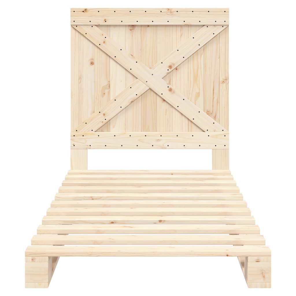 Cadre de lit sans matelas avec tête de lit 90x200 cm - XIOS