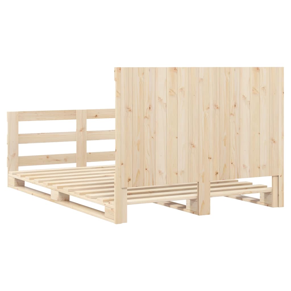 Cadre de lit sans matelas avec tête de lit 160x200 cm - XIOS