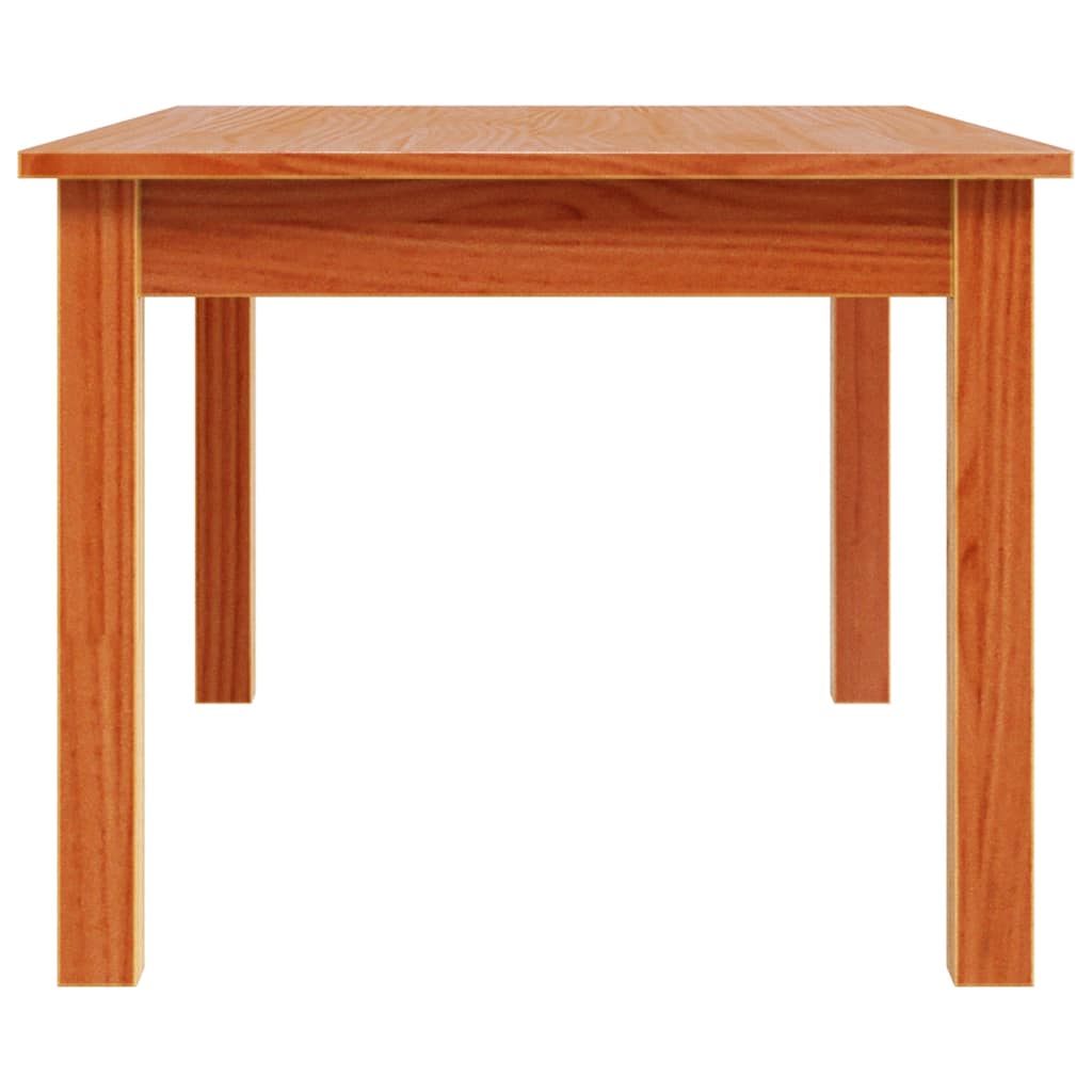 Table basse cire marron 80x50x40 cm bois massif de pin - XIOS