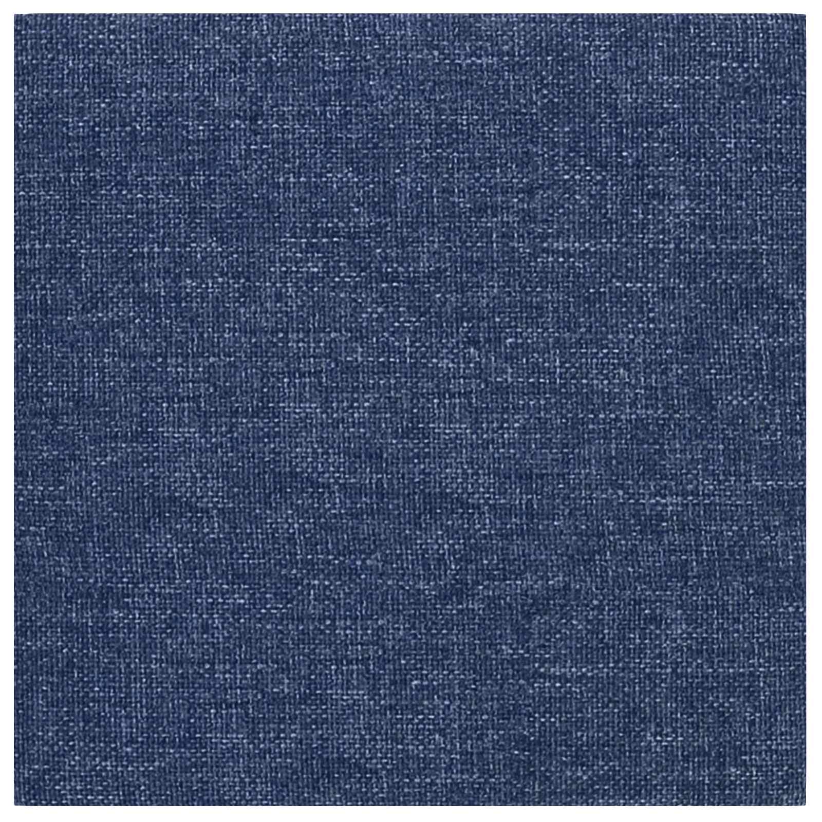 Tête de lit murale 12 pcs Bleu 30 x 30 cm tissu - XIOS