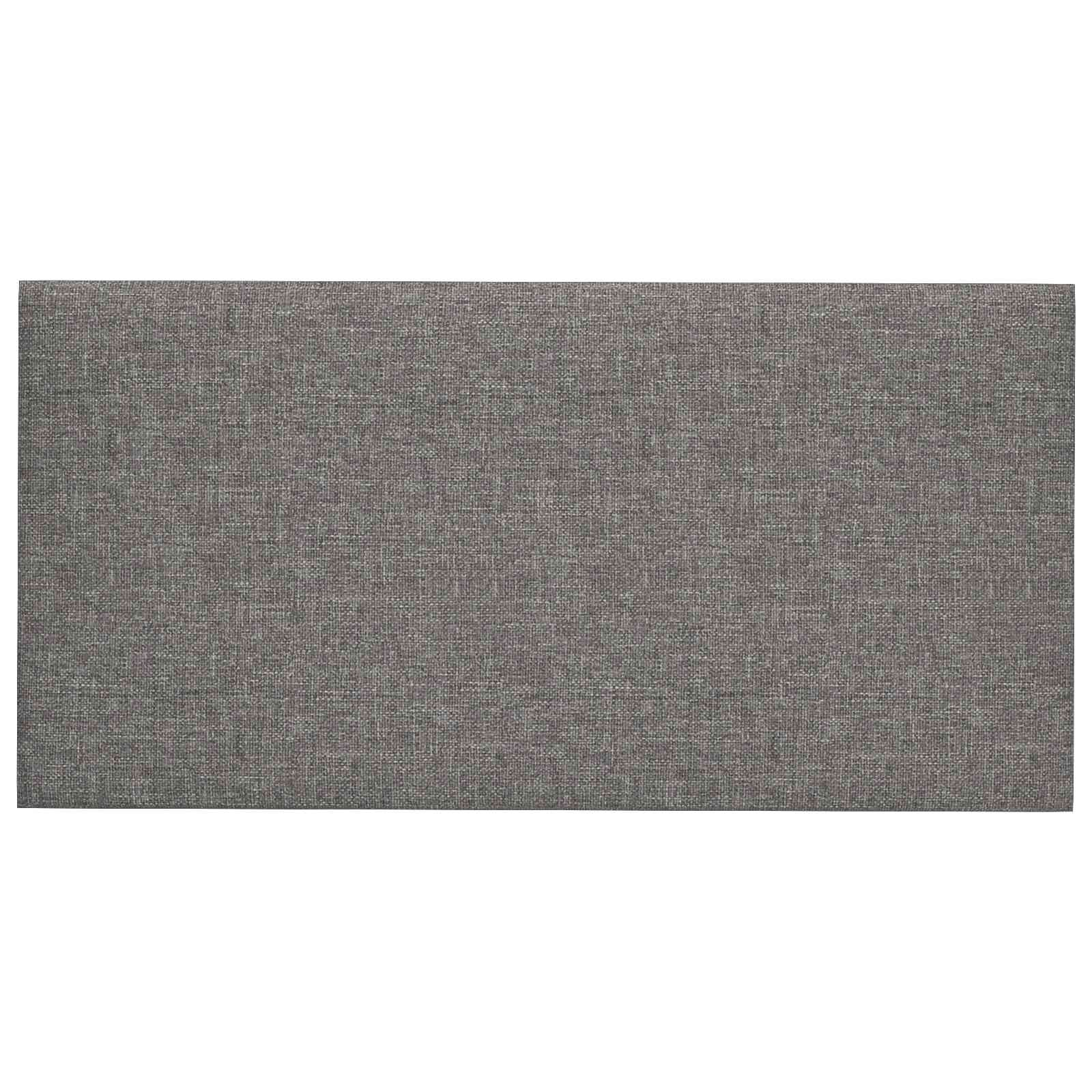 Tête de lit murale 12 pcs Gris clair 60 x 30 cm tissu - XIOS