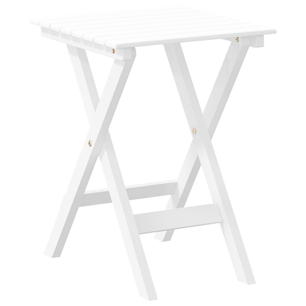 Chaises à bascule lot de 2 table pliable blanc massif peuplier - XIOS