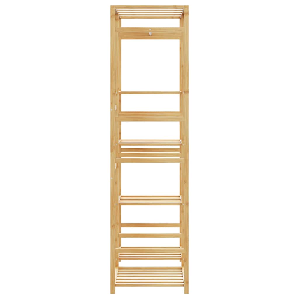 Porte-vêtement avec étagères 100x50x184,5 cm bambou - XIOS