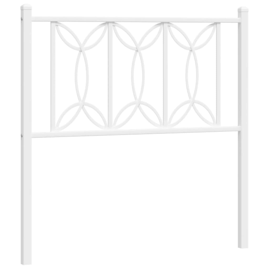 Tête de lit métal blanc 90 cm - XIOS