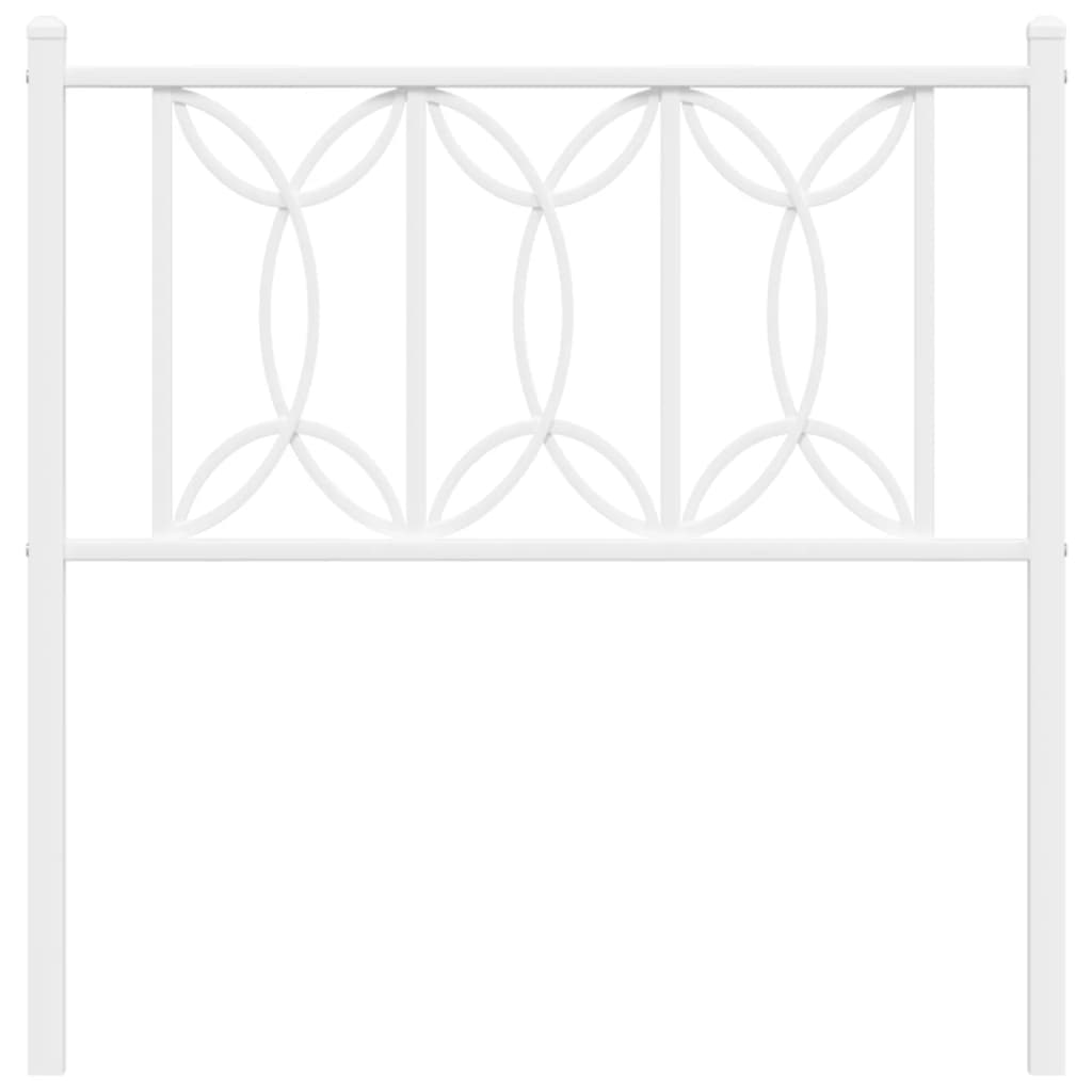Tête de lit métal blanc 90 cm - XIOS