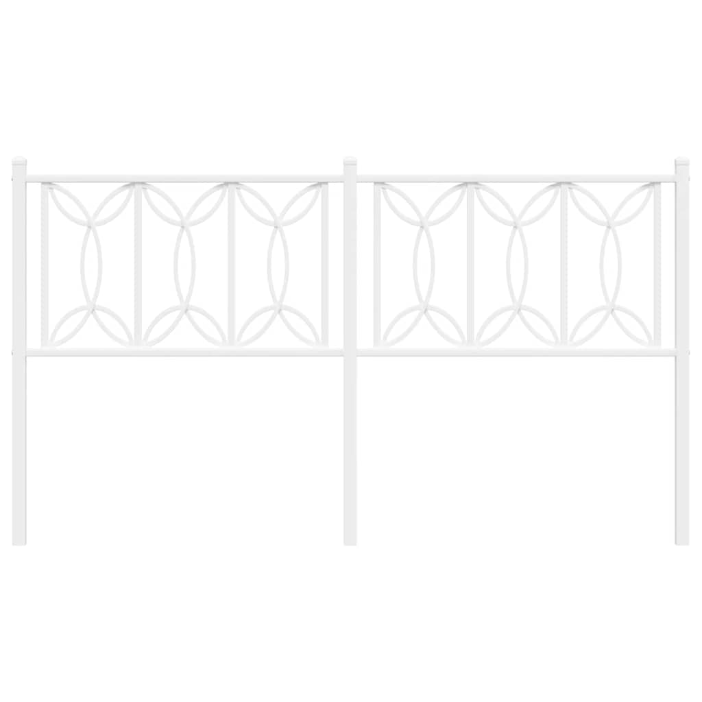 Tête de lit de remplacement métal blanc 160 cm - XIOS