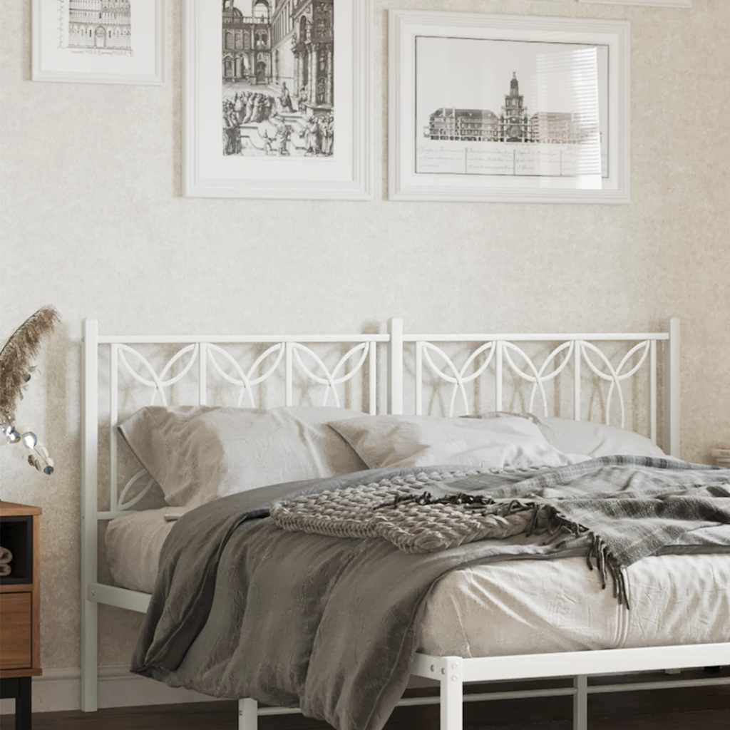 Tête de lit de remplacement métal blanc 160 cm - XIOS
