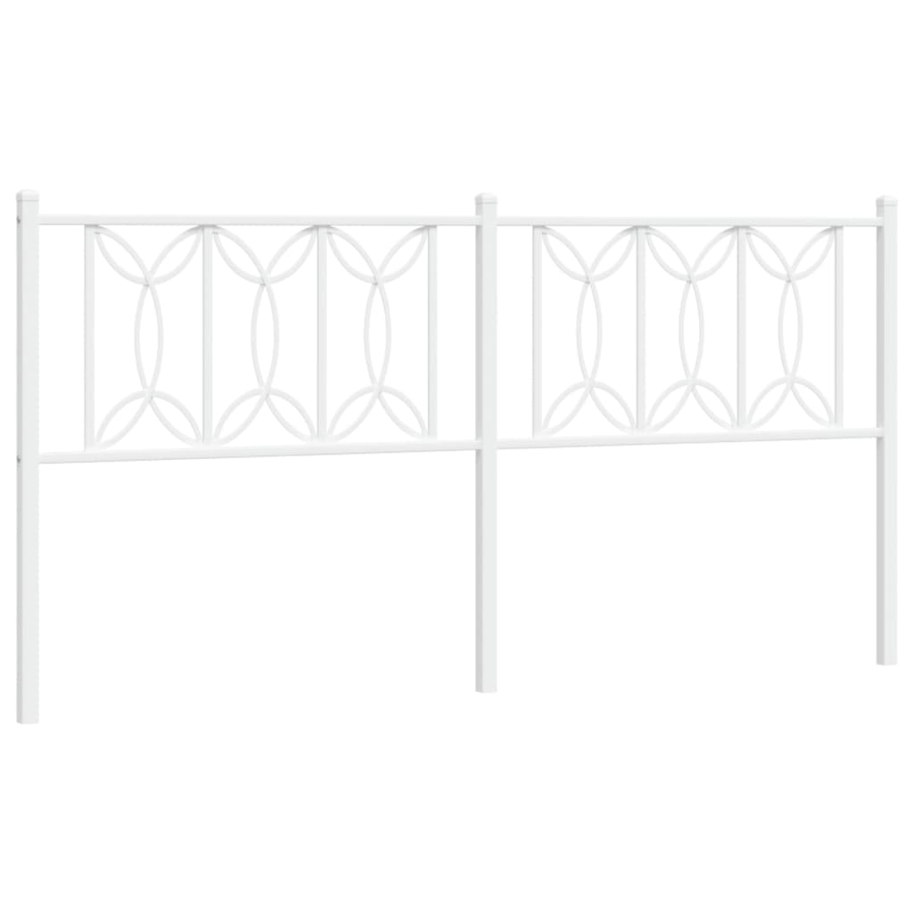 Tête de lit métal blanc 180 cm - XIOS